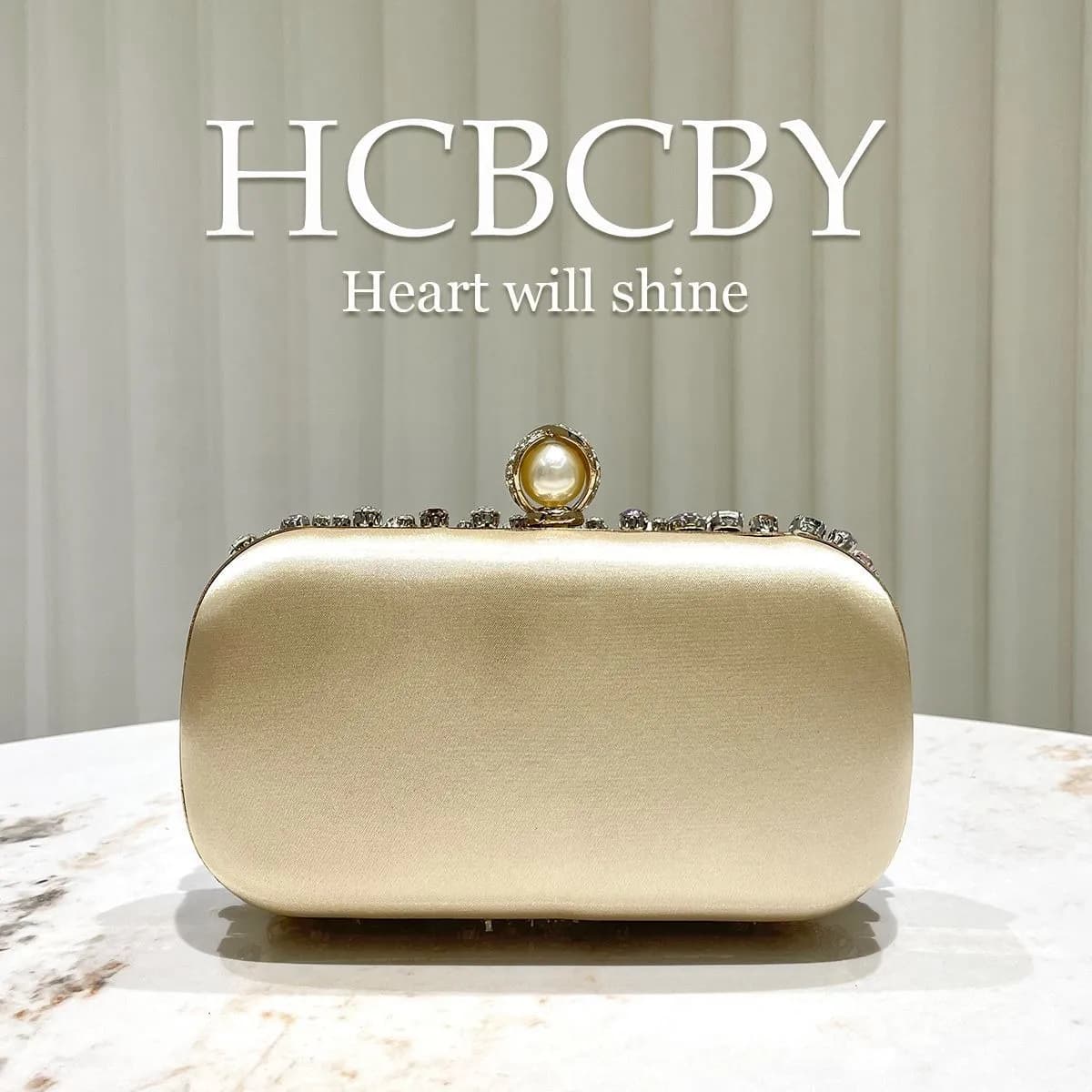 HCBCBY Luxury Multicolor Crystal Embellished Evening Clutch Bag — view 10 — buy original in Bangladesh