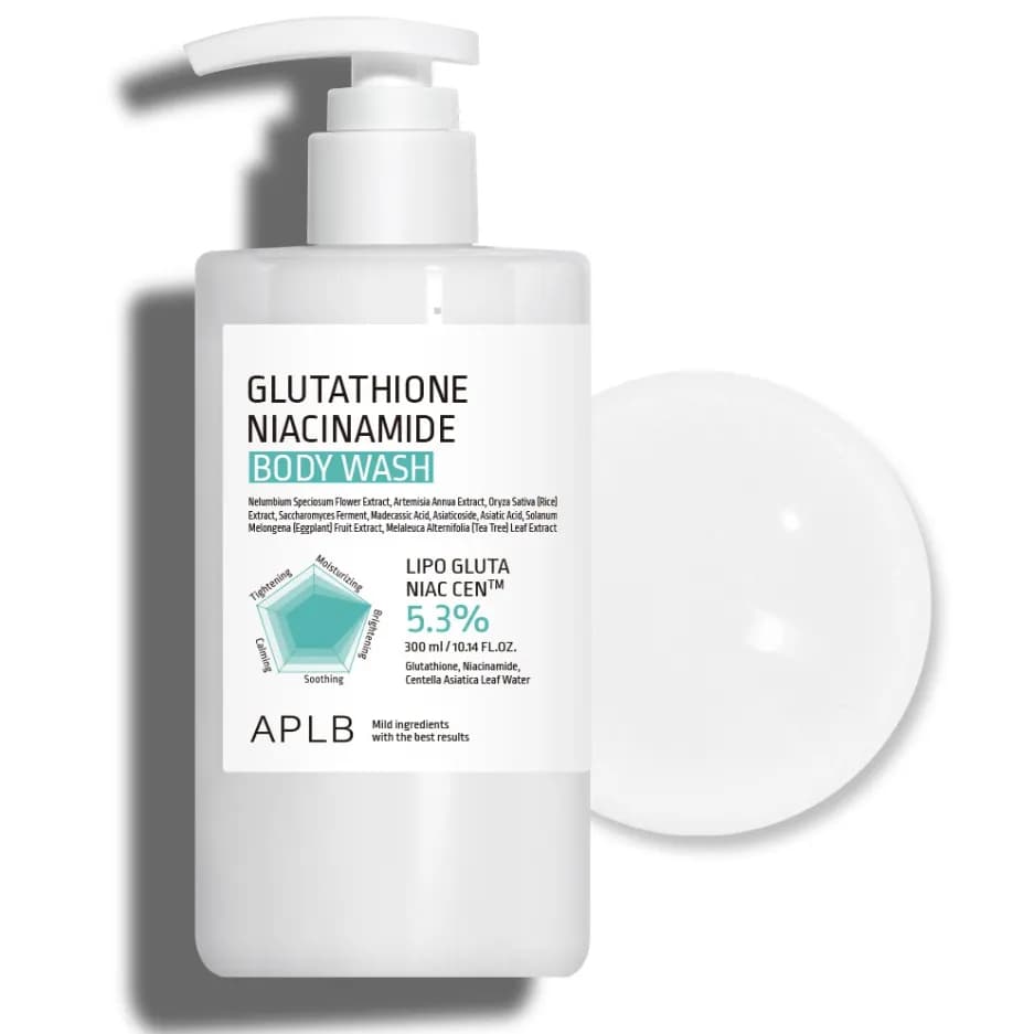 APLB Glutathione Niacinamide Body Wash 300ml bottle