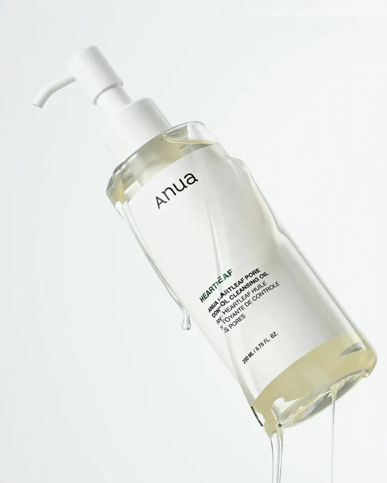ANUA Heartleaf Pore Control Cleansing Oil Mild 200ml bottle