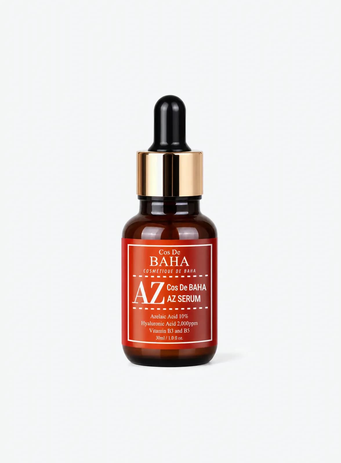 Cos De BAHA azelaic serum texture dropper close-up