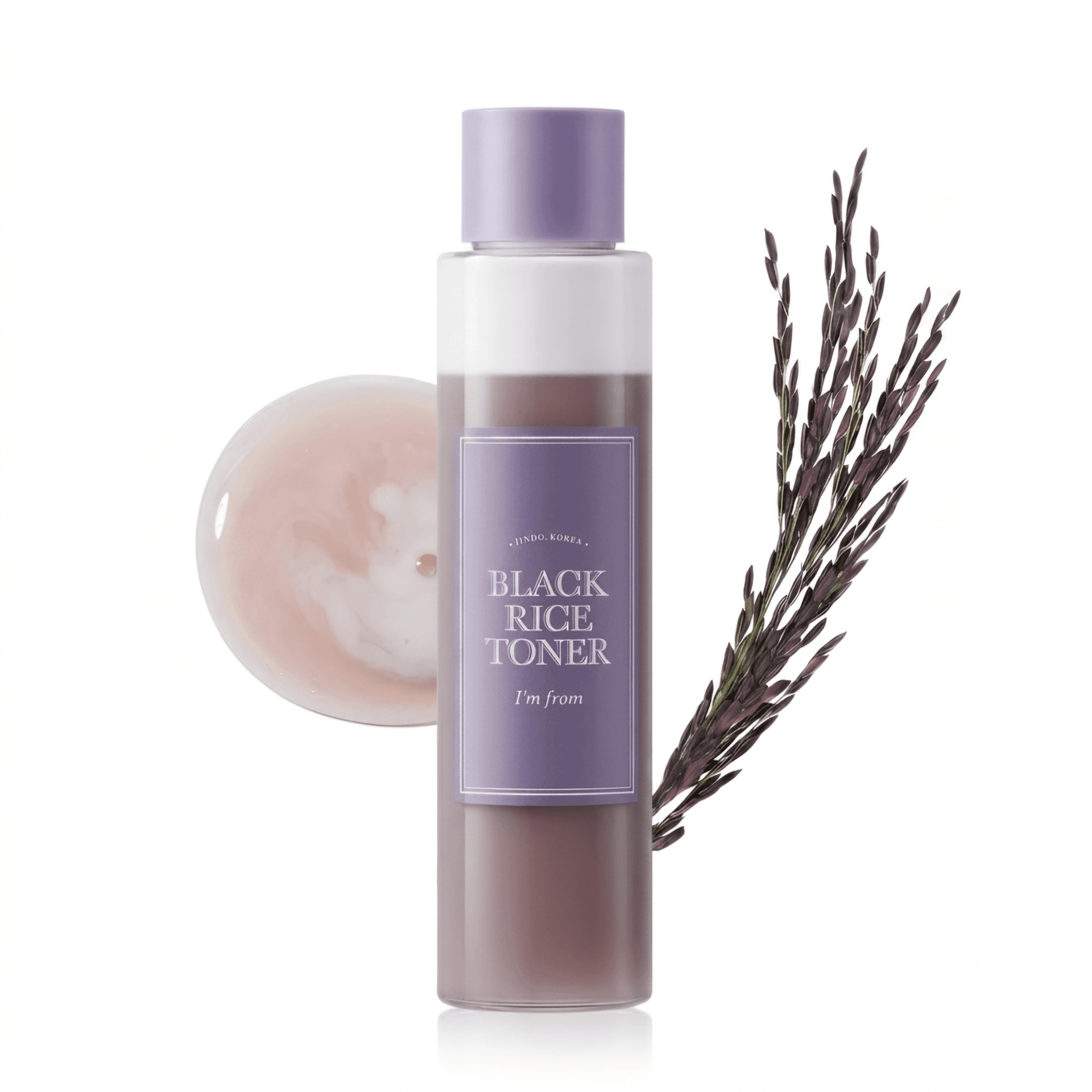 I'm From Black Rice Toner 150ml bottle packaging