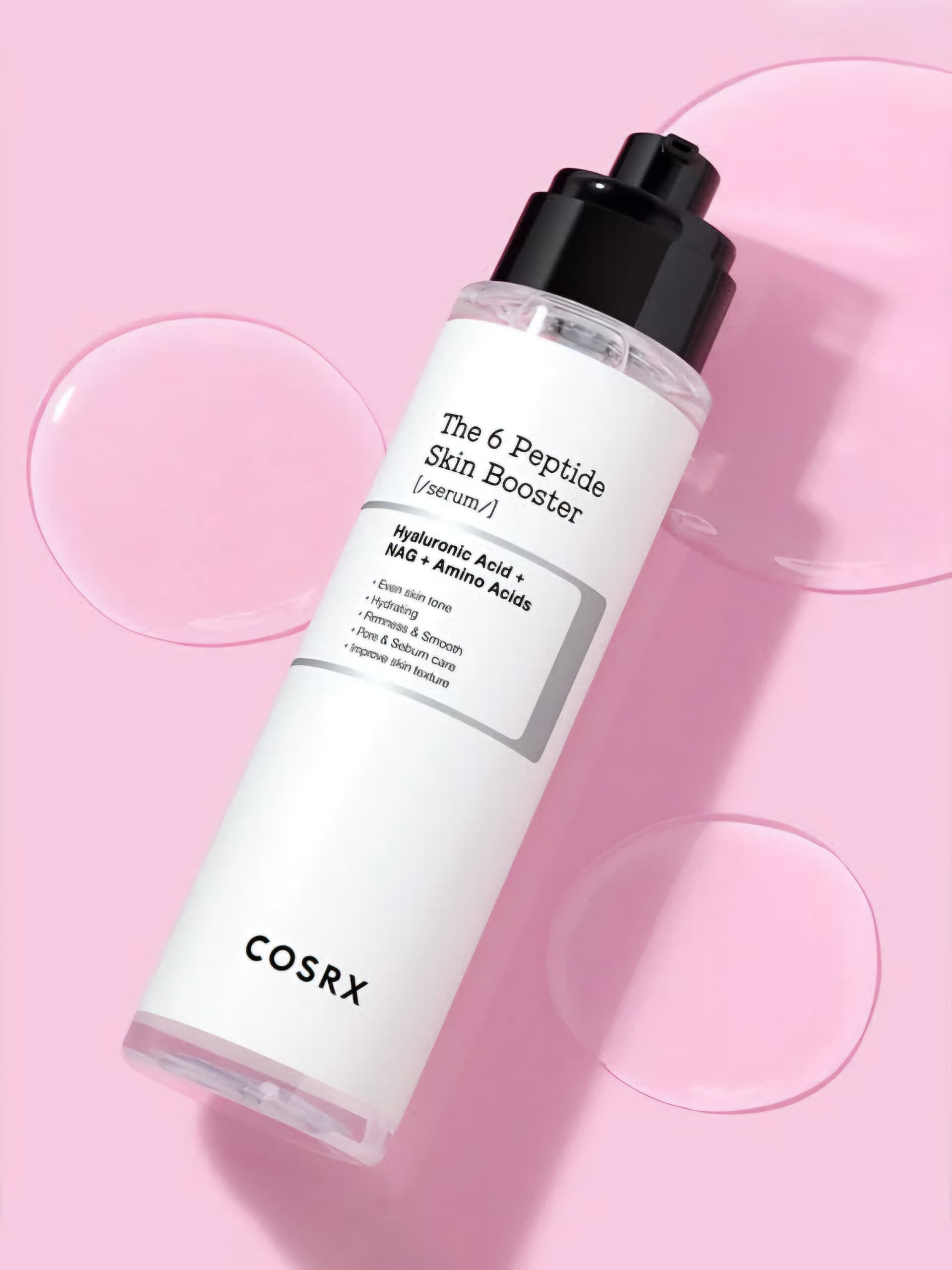 COSRX 6 Peptide Skin Booster Serum 150ml packaging