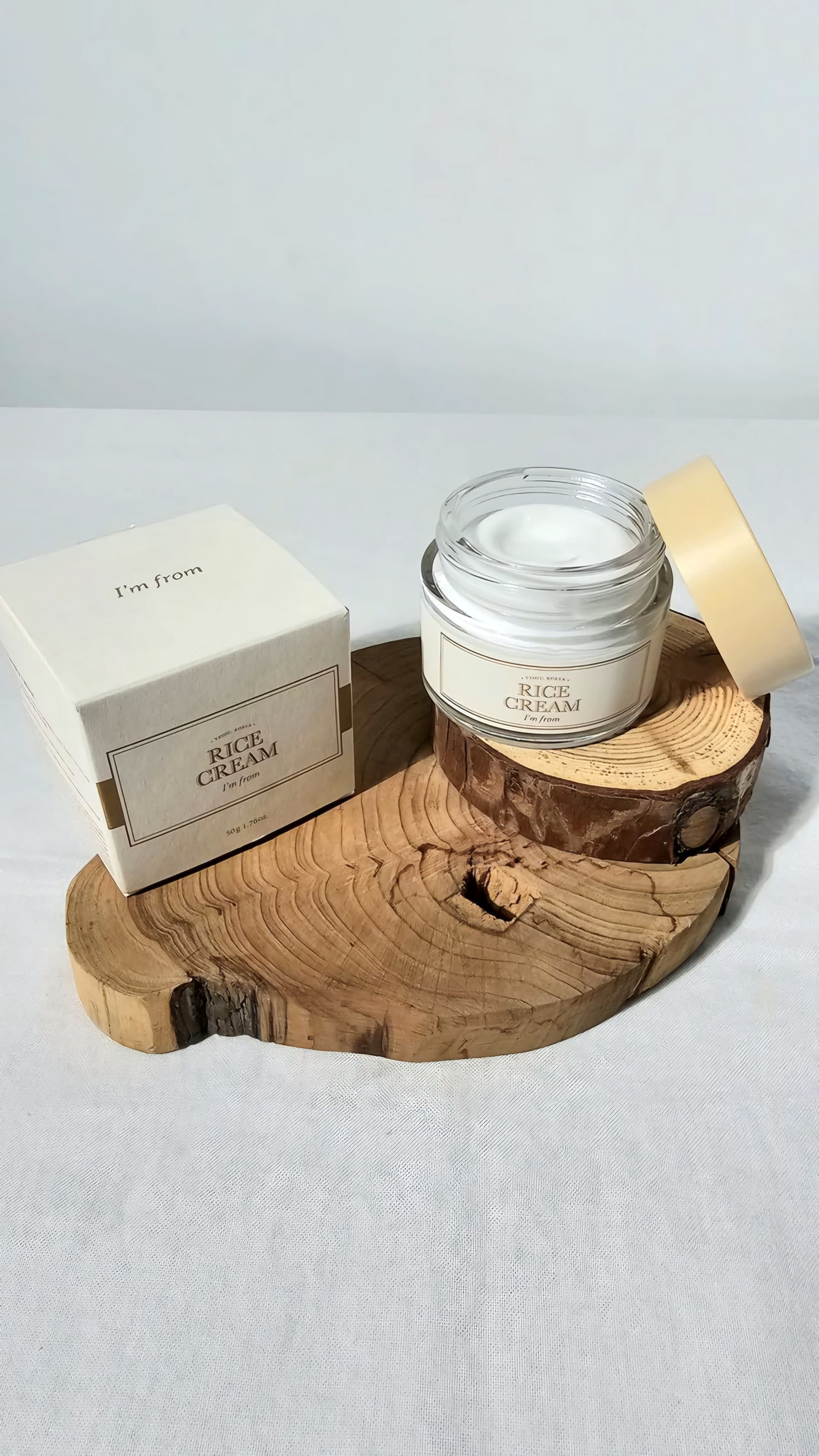 I'm From Rice Cream 50g jar packaging