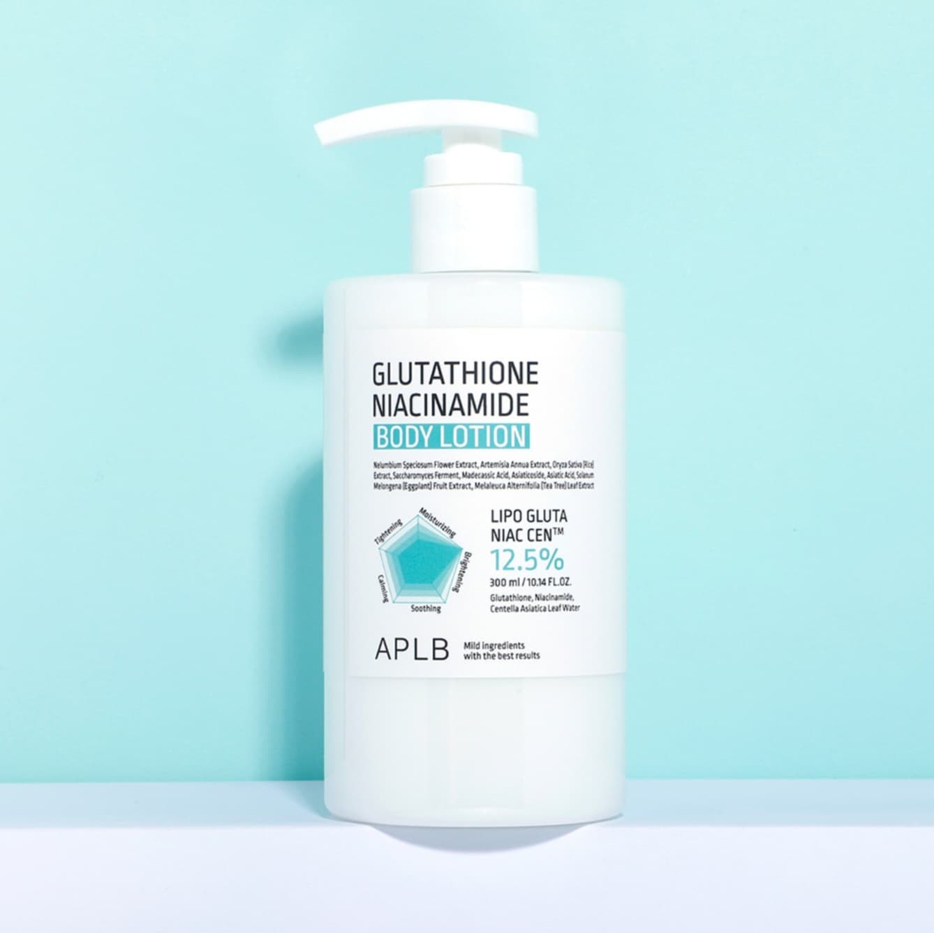APLB Glutathione Niacinamide Body Lotion 300ml bottle