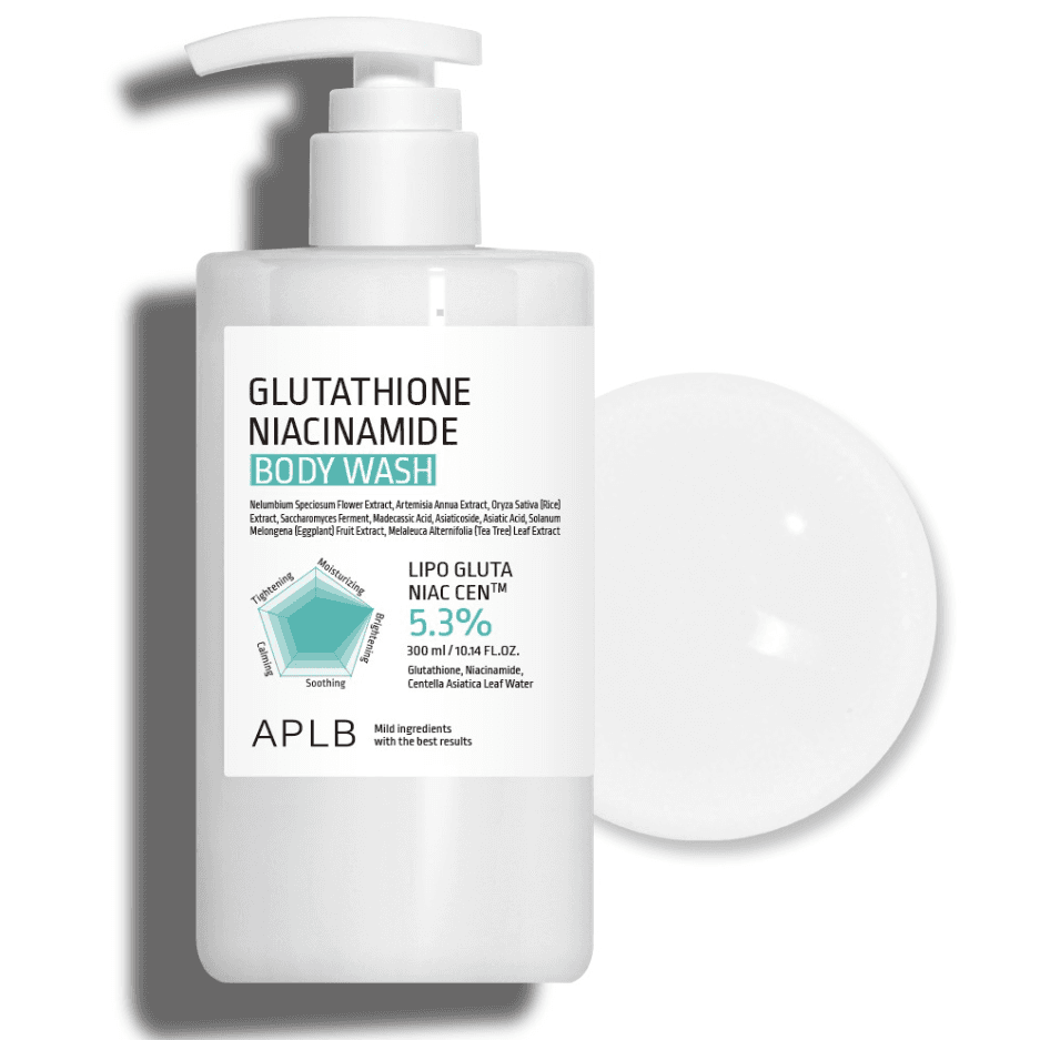 APLB Glutathione Niacinamide Body Wash 300ml bottle