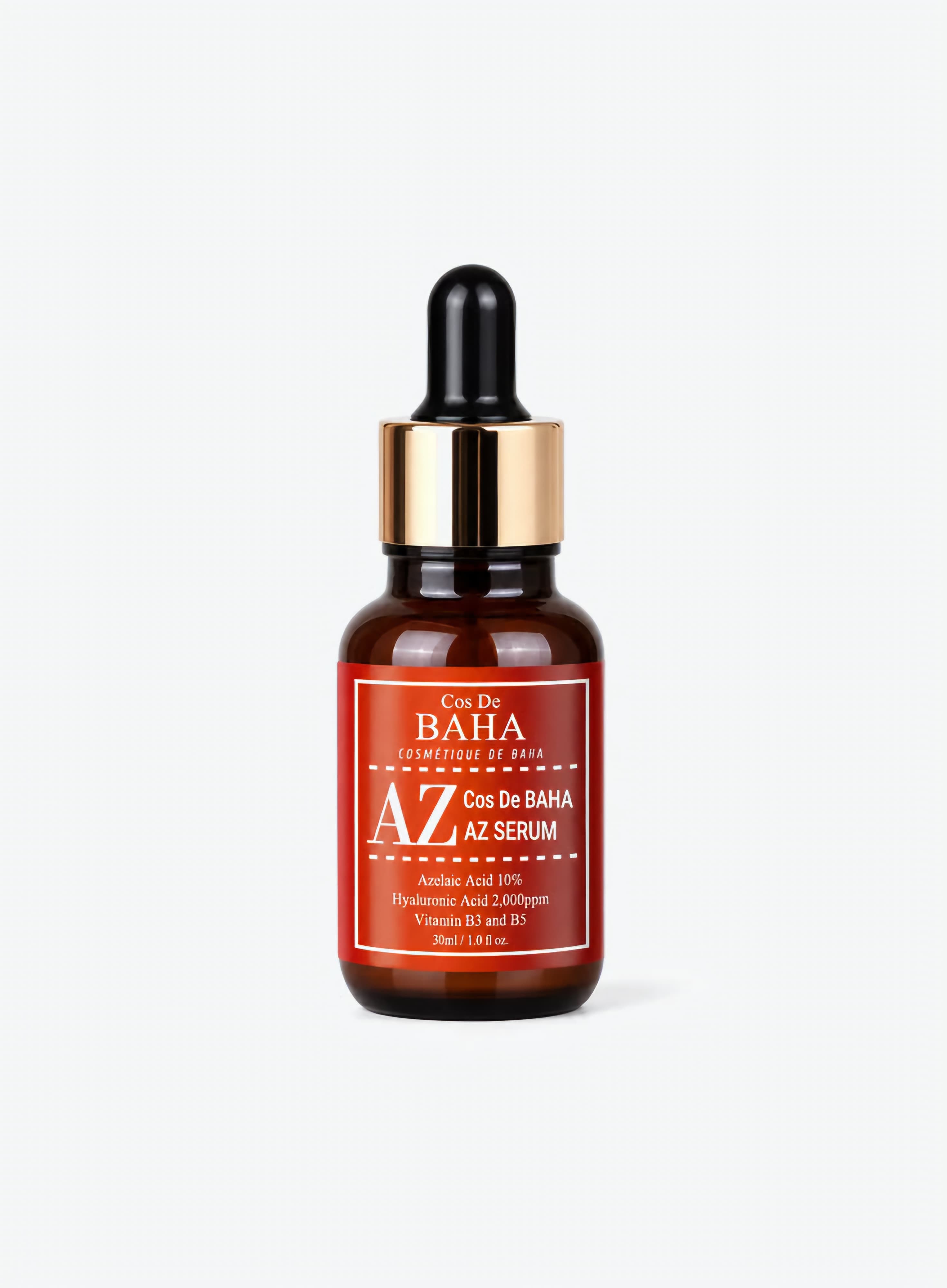 Cos De BAHA azelaic serum texture dropper close-up